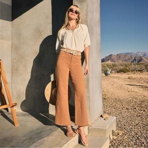 Marine Layer Brown Flare Jeans